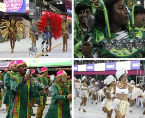 Imagem ilustrativa da imagem 1º dia de Desfiles do Carnaval do ES exalta a ancestralidade, fé e resistência