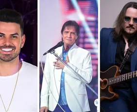 Imagem ilustrativa da imagem Roberto Carlos, Clayton e Romário e Dino Fonseca: os shows da semana no ES