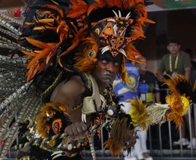 Imagem ilustrativa da imagem Rosas de Ouro leva a história de São Mateus ao Sambão do Povo. Veja fotos.