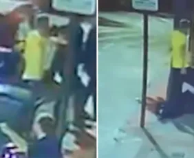 Imagem ilustrativa da imagem Suspeito é preso após ameaçar clientes de restaurante em Vila Velha e agredir PMs