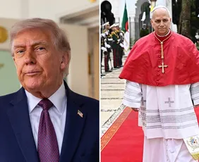 Imagem ilustrativa da imagem Trump volta a provocar papa Leão 14 após críticas do pontífice à guerra