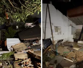 Imagem ilustrativa da imagem VÍDEOS | Temporal causa alagamentos e deixa rastro de destruição em Nova Venécia