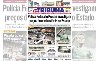 Imagem ilustrativa da imagem Confira os destaques do jornal A Tribuna desta quinta-feira