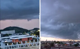 Imagem ilustrativa da imagem Em alerta para tempestades, ES já registra raios na noite desta terça
