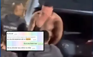 Imagem ilustrativa da imagem Mensagens mostram ameaças de PM que agrediu a namorada: "Vou te espancar"