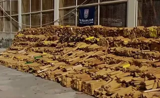 Imagem ilustrativa da imagem PM apreende 48 toneladas de maconha em bunker no Complexo da Maré, no Rio