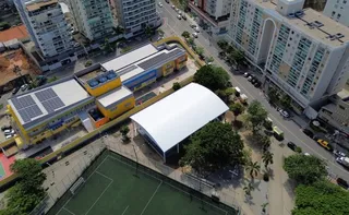 Imagem ilustrativa da imagem Praça de Jardim Camburi reúne mais de 180 crianças no 'Esporte por Vitória'