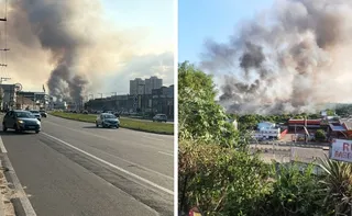 Imagem ilustrativa da imagem VÍDEO | Incêndio em vegetação chama a atenção dos moradores de Vila Velha