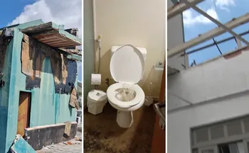 Imagem ilustrativa da imagem Prédio inunda e casas vizinhas são atingidas após caixa d'água estourar em Vitória