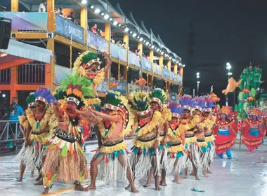 Imagem ilustrativa da imagem Carnaval do ES: Escolas da Série Ouro desfilam nesta sexta e sábado