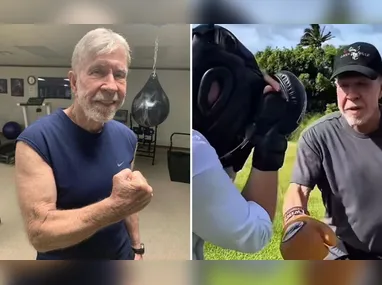 O chef Erick Jacquin conversa com os proprietários Cinara e Francisco