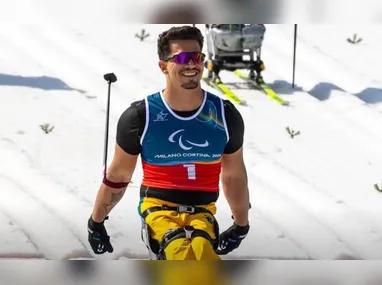 Imagem ilustrativa da imagem Brasil conquista sua primeira medalha nas Paralimpíadas de Inverno