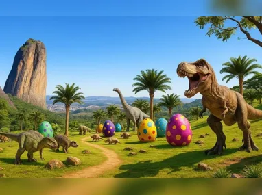 Imagem ilustrativa da imagem Cachoeiro estuda a implantação de um parque temático de dinossauros na cidade