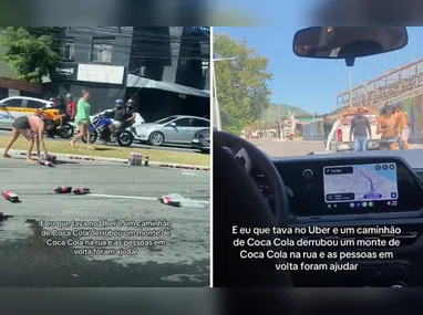 Sem qualquer pressa, os pequenos visitantes se alimentaram no local, mesmo com a presença de funcionários e consumidores