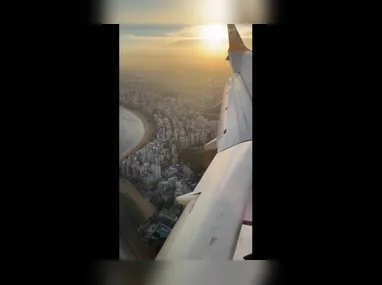 Imagem ilustrativa da imagem Influencer escocês exalta vista em chegada ao ES: "O pouso mais incrível do Brasil"