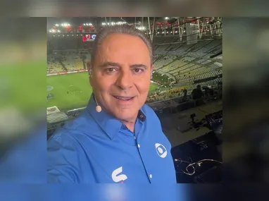 Jogadores disputam a bola durante partida de futebol do Grupo C da Copa Libertadores contra o Deportivo La Guaira da Venezuela, em Caracas, Venezuela, terça-feira, 7 de abril de 2026