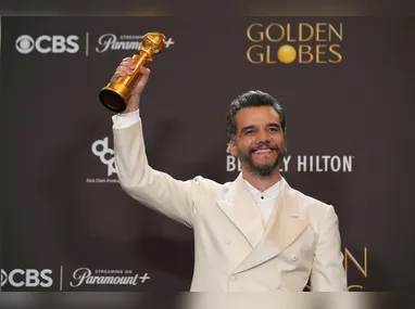 Cantor Luan Santana durante apresentação