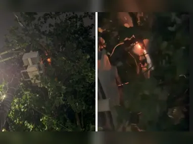 Fortes chuvas deixam avenidas de Vitória alagadas e bairros sem energia