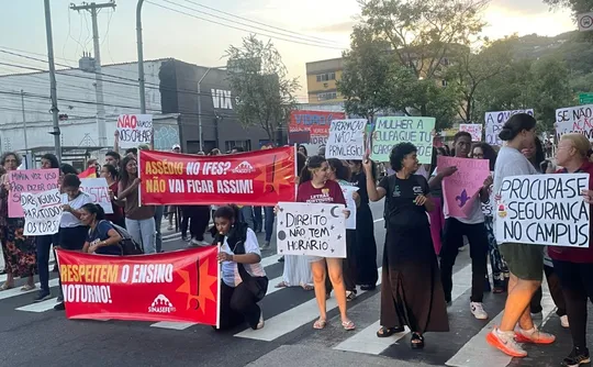 Imagem ilustrativa da imagem Estudantes do Ifes protestam contra tentativa de assédio em Vitória