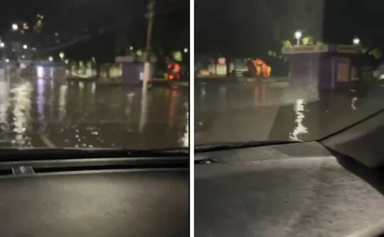 Imagem ilustrativa da imagem Fortes chuvas deixam avenidas de Vitória alagadas e bairros sem energia