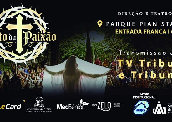 Imagem ilustrativa da imagem Auto da Paixão de Cristo: reveja o espetáculo apresentado na TV Tribuna/Band