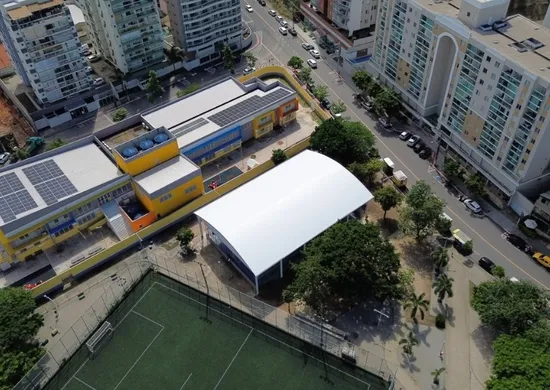 Imagem ilustrativa da imagem Praça de Jardim Camburi reúne mais de 180 crianças no 'Esporte por Vitória'