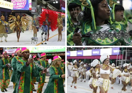 Imagem ilustrativa da imagem 1º dia de Desfiles do Carnaval do ES exalta a ancestralidade, fé e resistência