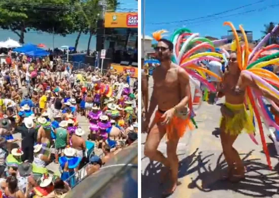 Imagem ilustrativa da imagem VÍDEOS | Banho de Mar à Fantasia e outros blocos divertem foliões em Manguinhos