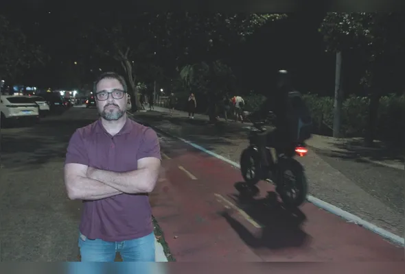 No mesmo dia, tivemos um morador que teve a bicicleta furtada no calçadão e outro que um bandido numa bike elétrica o rendeu”
Henrique Born, presidente da Associação de Moradores da Praia da Costa