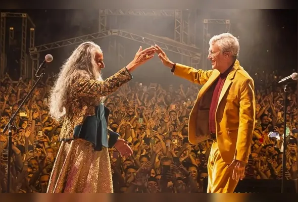 Imagem ilustrativa da imagem Caetano Veloso e Maria Bethânia celebram vitória no Grammy e brincam: 'nem sabia'