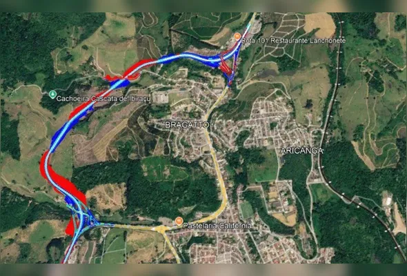 Traçado do Contorno de Ibiraçu