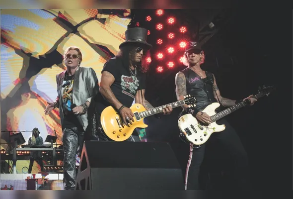 A banda Guns N' Roses vai cantar  clássicos como “Sweet Child O' Mine” e “November Rain”