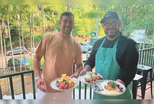 Vaninho Brasil e Alex Cardoso mostram algumas opções de pratos