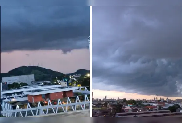 Em alerta para tempestades, ES já registra raios na noite desta terça