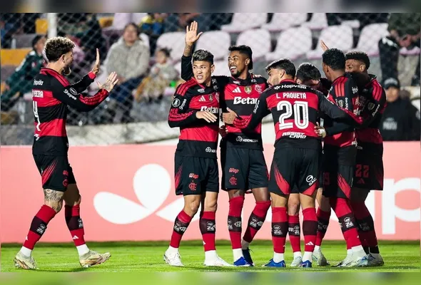 Atual campeão, o Flamengo superou a altitude de 3,4 mil metros de Cusco