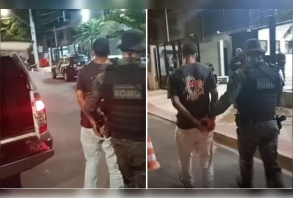 A prisão aconteceu na Avenida Fernando Ferrari após o suspeito ter sido descoberto com ajuda da Gerência de Inteligência e da Central de Monitoramento