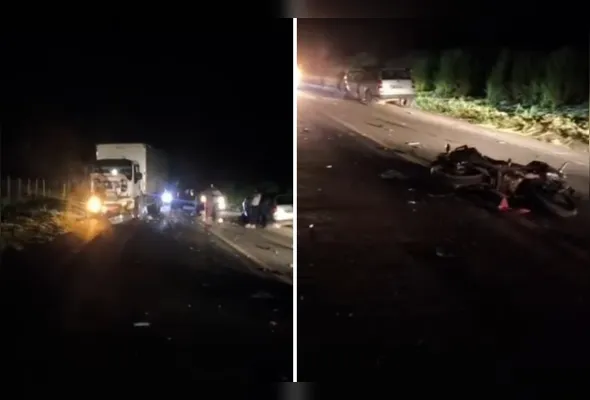 Segundo registros feitos por testemunhas, motociclista teria sido arremessado do veículo