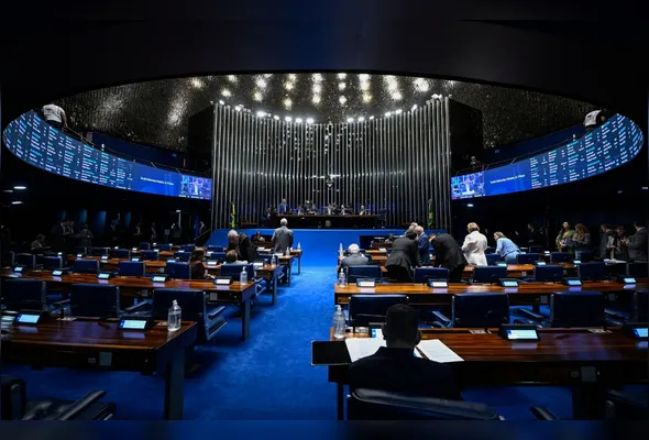 Plenário do Senado, onde tramitam as PECs da jornada flexível e da hora trabalhada e a do fim da escala 6x1