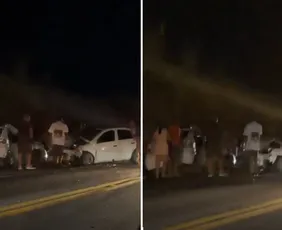 Imagem ilustrativa da imagem Acidente entre veículos deixa uma pessoa morta e seis feridas na BR-101 em Aracruz