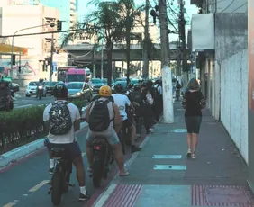 Imagem ilustrativa da imagem Aumento do uso de bikes elétricas causa congestionamento na Grande Vitória