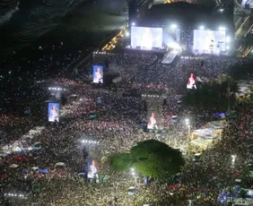 Imagem ilustrativa da imagem Mais de 2 milhões de pessoas assistem ao show de Shakira em Copacabana