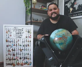 Imagem ilustrativa da imagem Influenciador, sobre viajar sozinho: "Consigo aproveitar melhor do meu jeito"