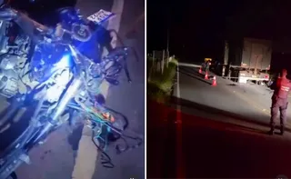 Imagem ilustrativa da imagem Motociclista morre após colidir com caminhão quebrado em rodovia no Norte do ES