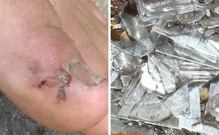 Imagem ilustrativa da imagem Suspeito é preso após invadir casa de ex e usar cacos de vidro para feri-la