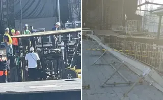 Imagem ilustrativa da imagem Trabalhador morre após acidente durante montagem de palco de Shakira no Rio