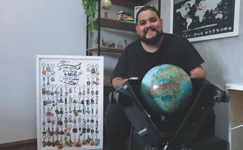 Imagem ilustrativa da imagem Influenciador, sobre viajar sozinho: "Consigo aproveitar melhor do meu jeito"