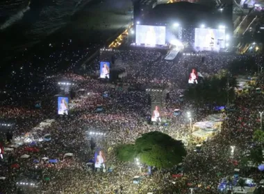 Imagem ilustrativa da imagem Mais de 2 milhões de pessoas assistem ao show de Shakira em Copacabana