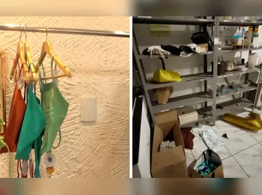 Momento em que os criminosos chegam e atiram contra as vítimas