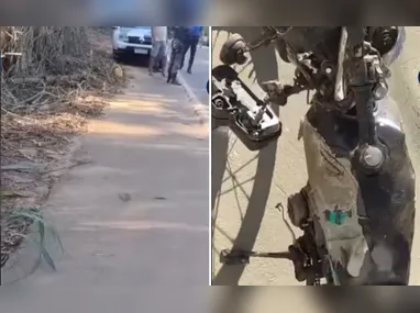 Motociclista colidiu contra a traseira do veículo que estava parado na via