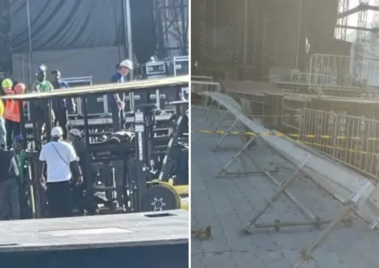 Imagem ilustrativa da imagem Trabalhador morre após acidente durante montagem de palco de Shakira no Rio